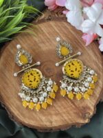 Sanam jhumka yellow