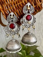 Benazir Earrings Red