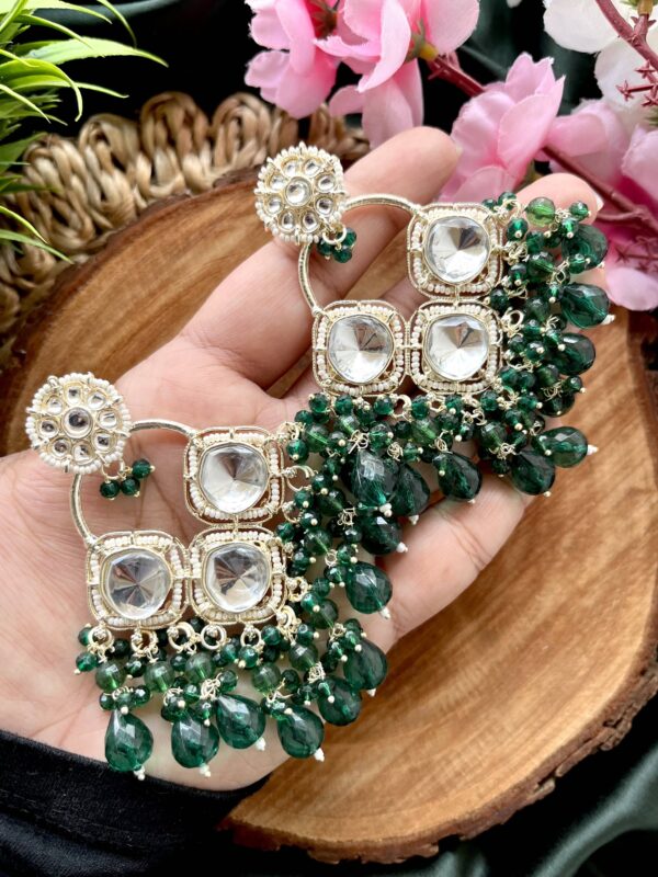 Tishya Earrings Green