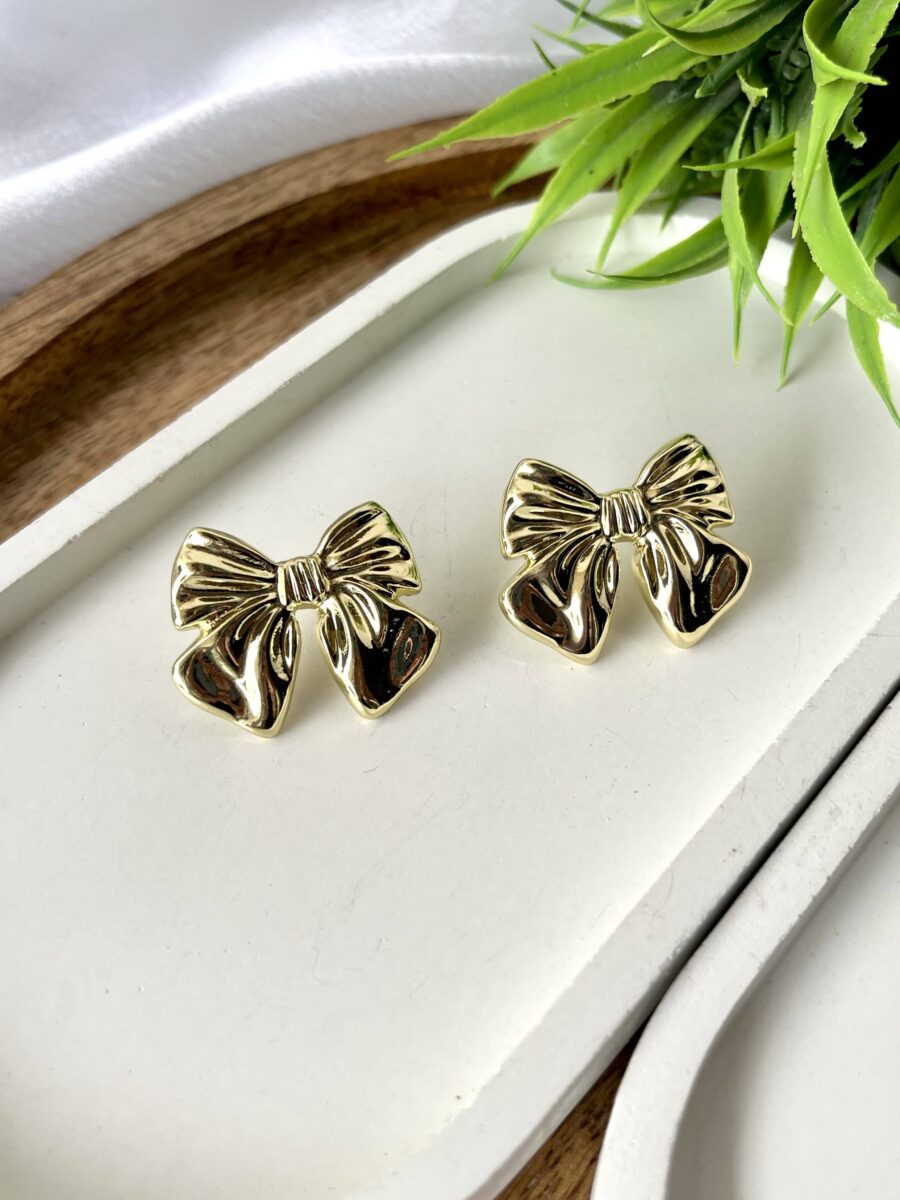 Bow Anti Tarnish Earrings