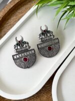 Bhanumati Brass Earrings