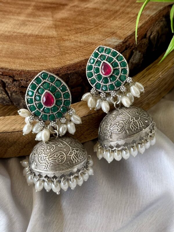 Imarat Earrings Green